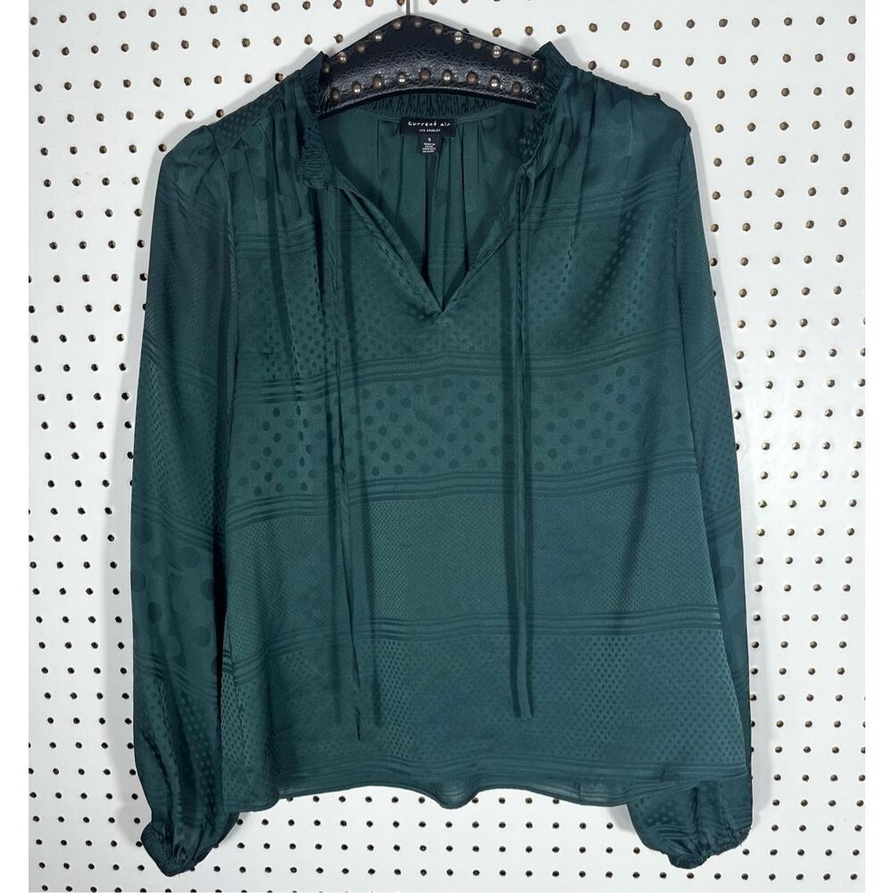 Current Air Multi Pattern Tunic Blouse Size S - image 1